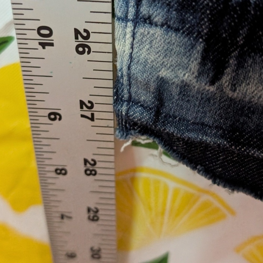 Judy Blue Jeans Women 22W‎ Light Blue Excellent Mid Rise Released Raw Hem Skinny - Picture 7 of 7